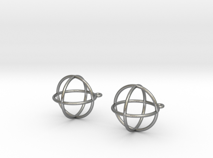 Orbit Earrings 3d printed