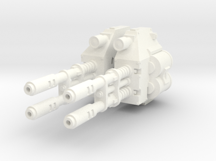 Autocannons for SciFi walking sarcophagus 3d printed