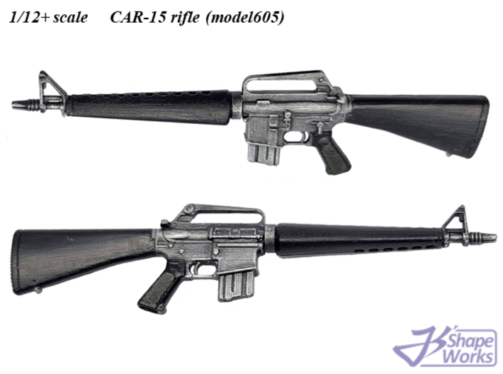 1/9 CAR-15 rifle (model605) 3d printed