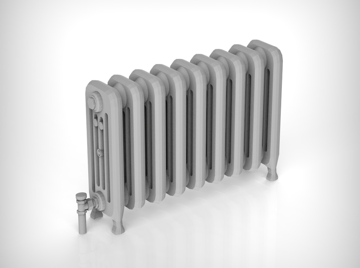 Radiator Heater 01. 1:6 Scale 3d printed