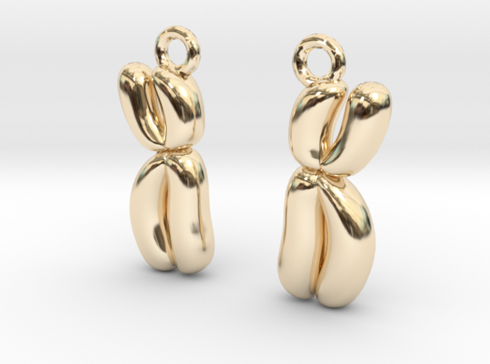 Chromosome Earrings - Science Jewelry 3d printed 