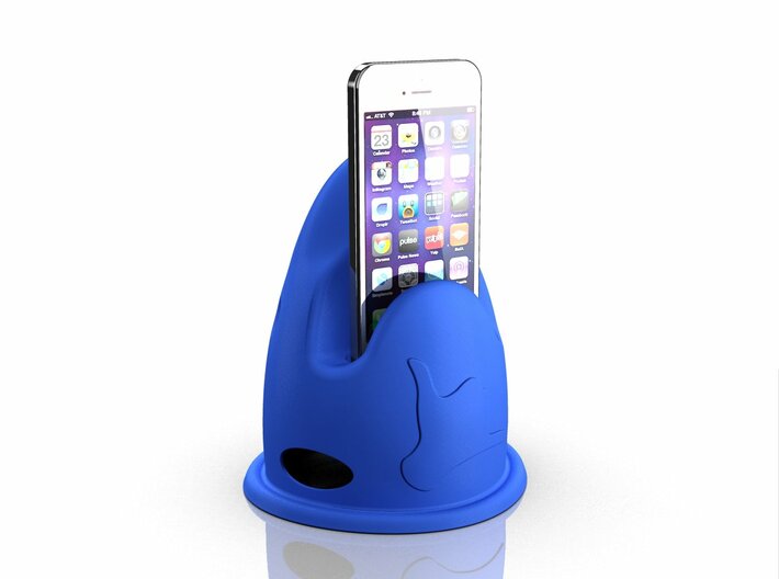 Shark - Give me a call - Cradle for iPhone 5 3d printed
