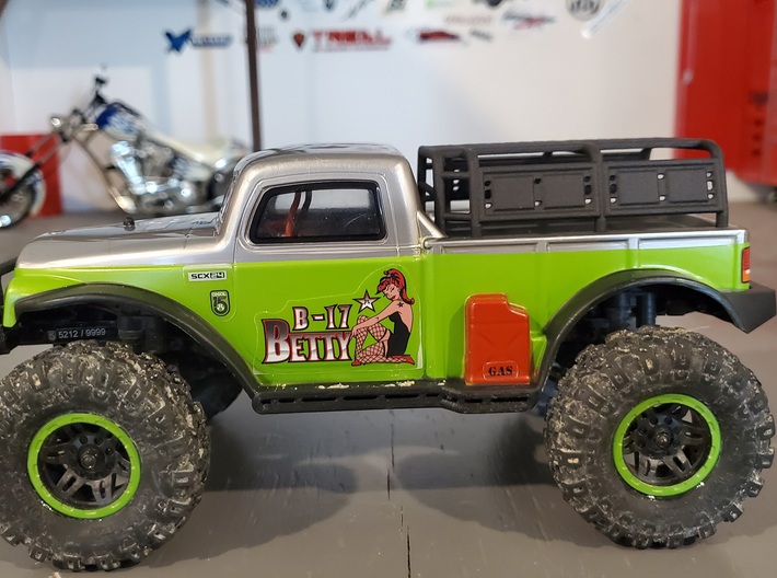 Bed Rack for SCX24 B-17 Betty 3d printed 