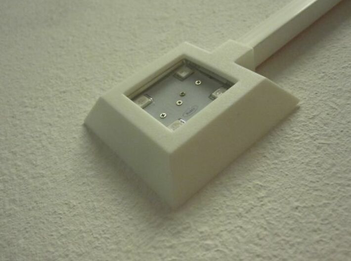 Quadratischer LED Halter 3d printed