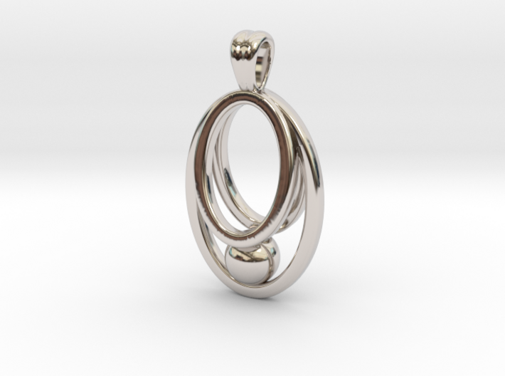 Prisoner sphere [pendant] 3d printed