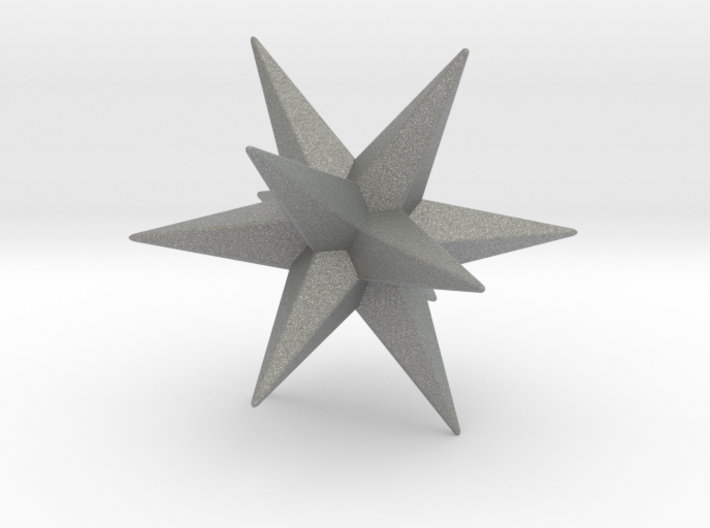 Great Triambic Icosahedron - 1 inch - Rounded V1 3d printed