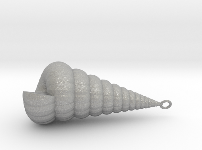 Clamshell - Mollusc Shell Charm 3D Model - Pendant 3d printed
