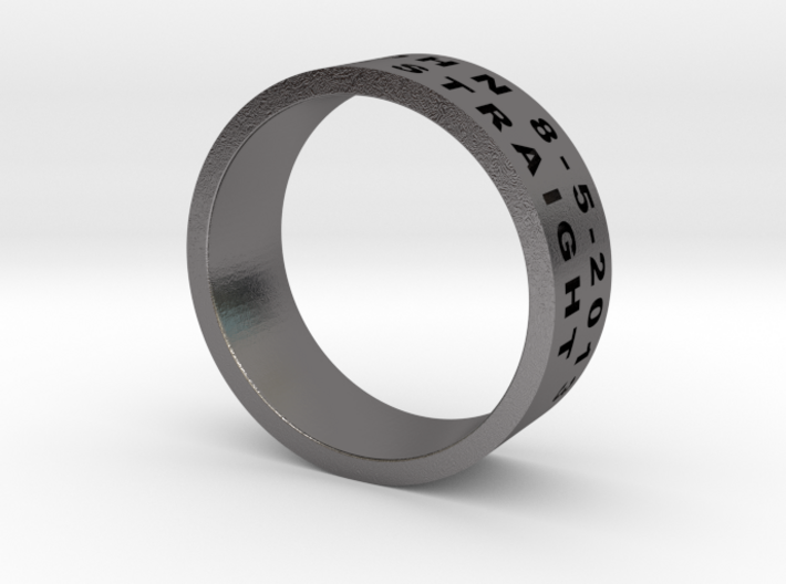 Duck Band Ring 3d printed 