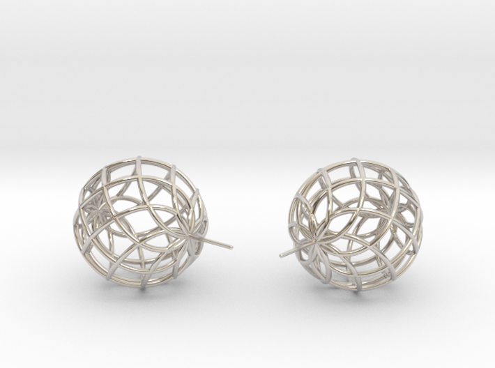 AIR EARRING . BIG 3d printed