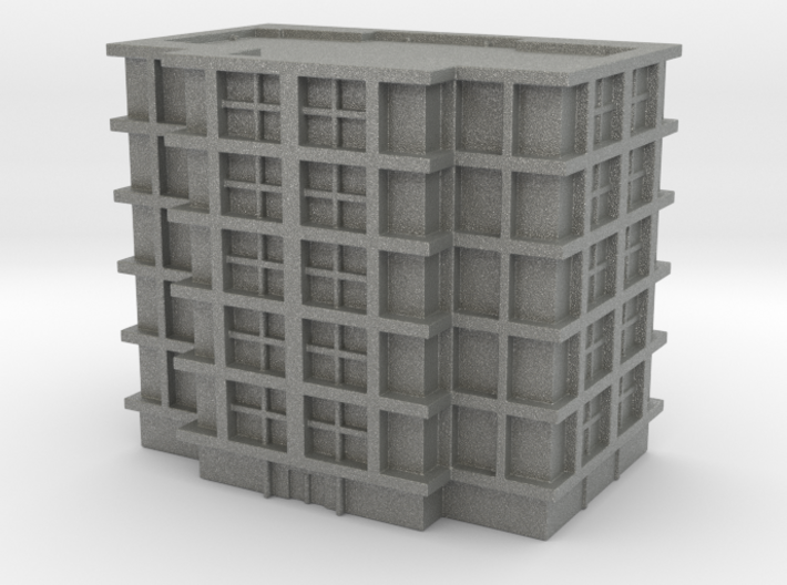 Residential Building 03 1/700 3d printed