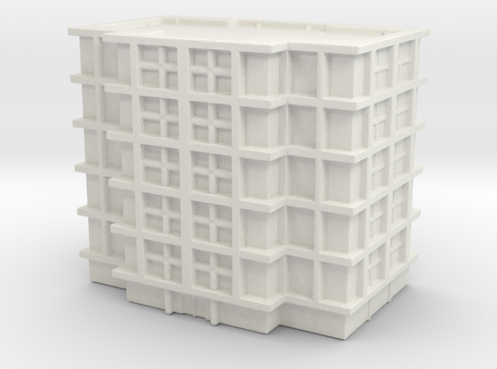 Residential Building 03 1/1200 3d printed