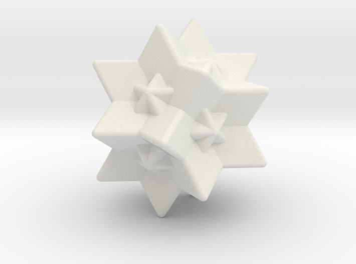 Great Rhombic Triacontahedron - 1 inch - V2 3d printed