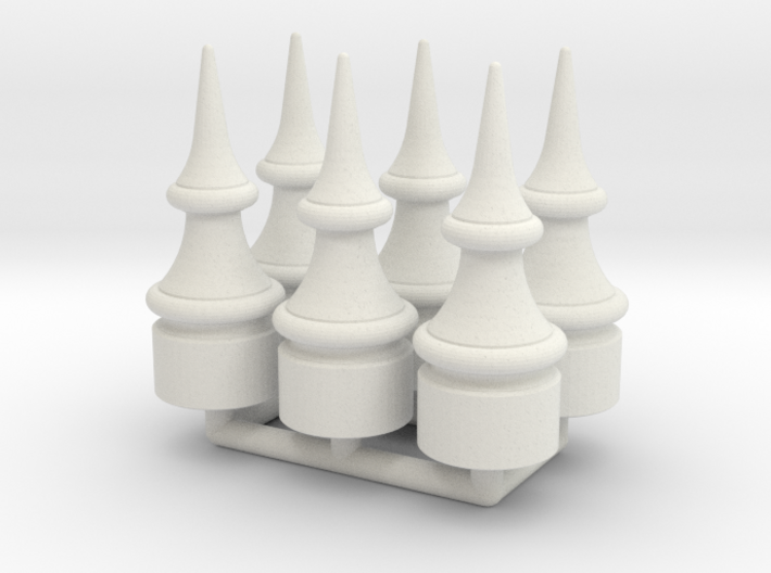 US&amp;S Semaphore Finial 1:19 scale Pack 3d printed
