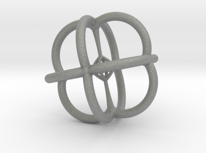 4d Polytope Jewelry - Abstract Math Art Pendant 3D 3d printed