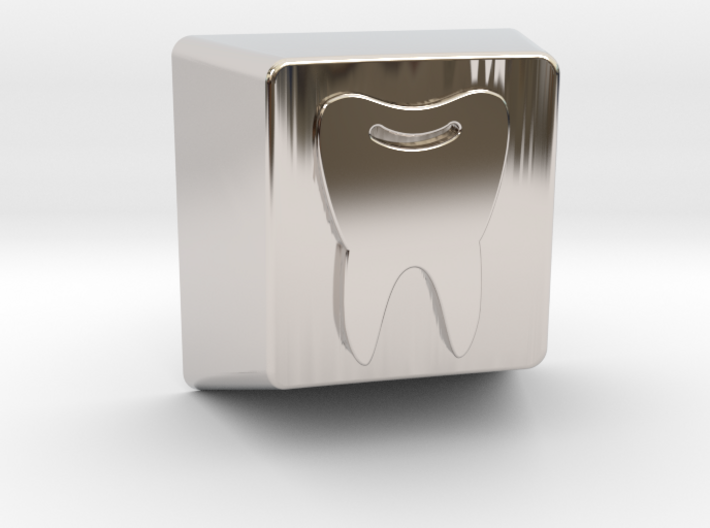 Tooth Keycap - 1U R1 3d printed