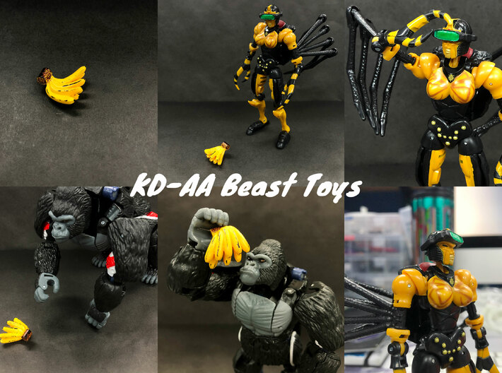 Kingdom: Beast Toys 3d printed 