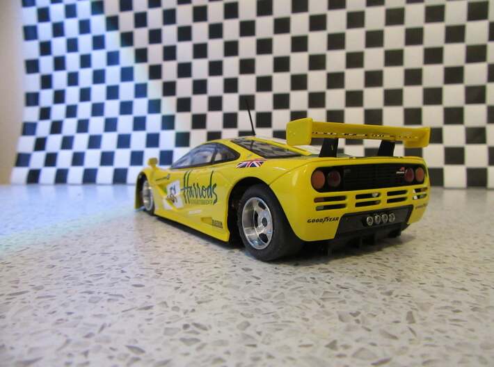 Chassis for Scalextric McLaren F1 GTR (INLINE) 3d printed 