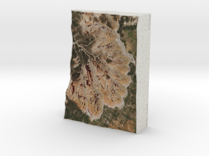 Cedar Breaks South, Utah, USA, 1:25000 3d printed 