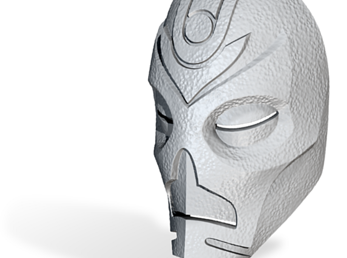Dragon Priest Mask (Hammered Metal) 3d printed 