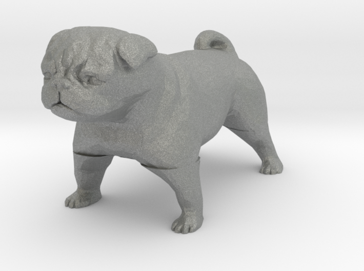 HO Scale Pug 3d printed This is a render not a picture