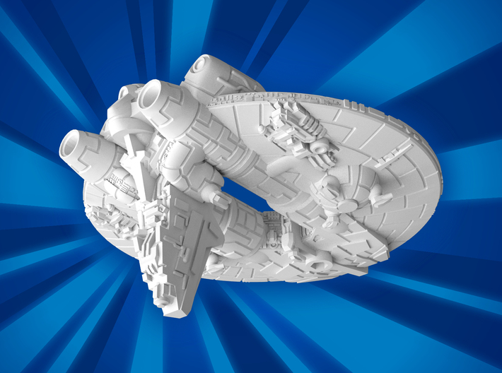 (MMch) Inexpugnable Tactical Command Ship 3d printed 