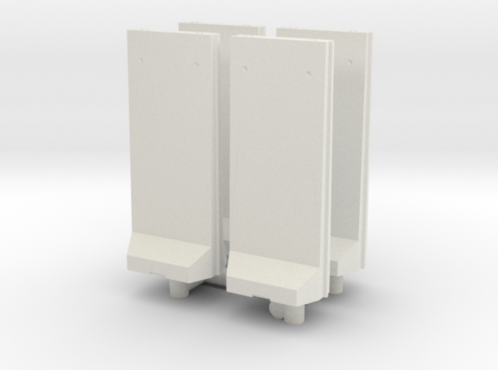 Concrete T-Wall (x4) 1/144 3d printed