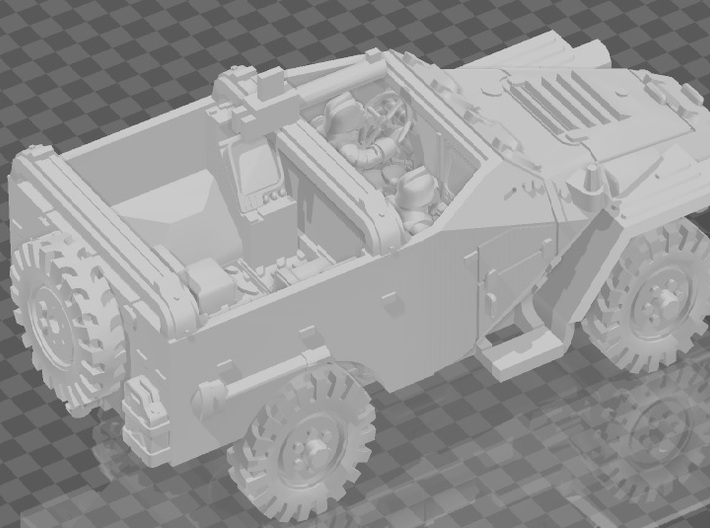 Command and Liaison Vehicle 3d printed 