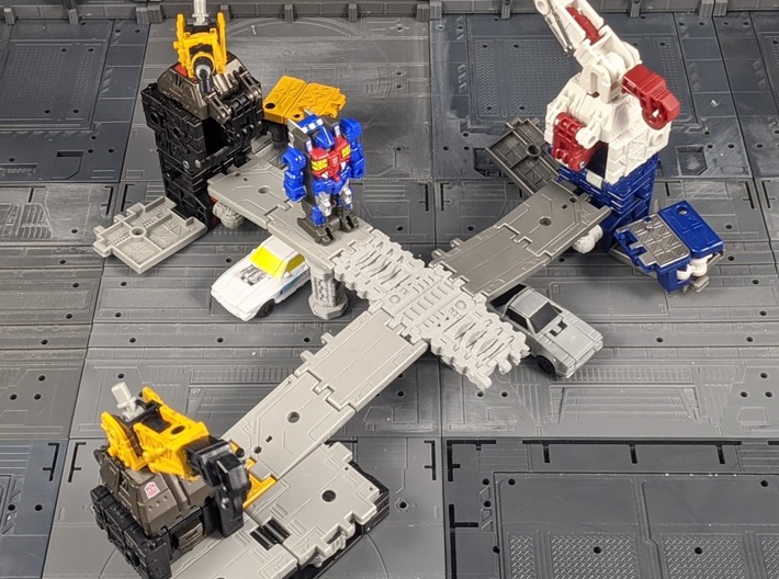 TF Seige Earthrise Kingdom Long Ramp 3d printed Combined with the Bridge Support parts