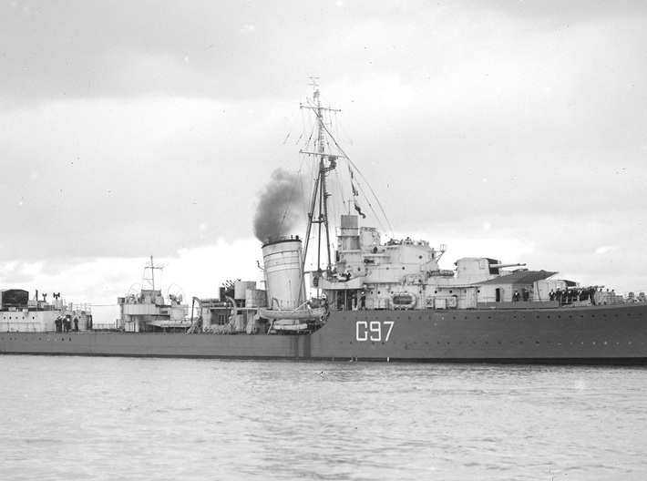 Nameplate HMAS Napier 3d printed N-class destroyer HMAS Napier.