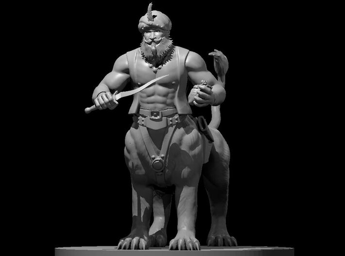 Lamia Updated Male 3d printed