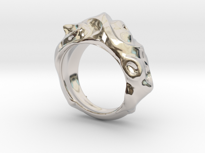 Conch Ring 3d printed