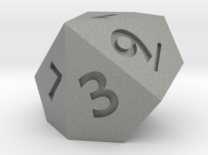 10 sided dice (d10) 30+mm dice 3d printed