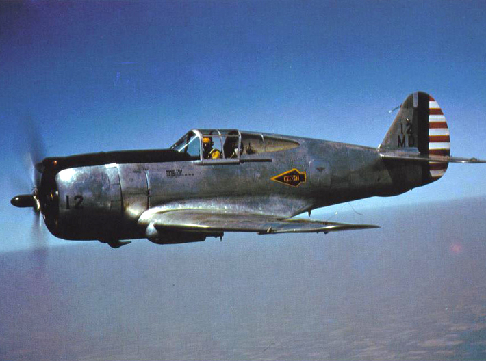Nameplate P-36A Hawk 3d printed Photo: US Air Force.
