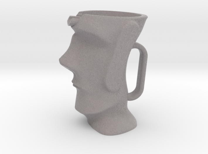 Moai Milk Jug 3d printed