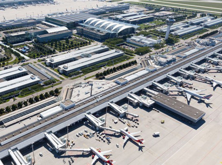 1/200 Munich International Airport Terminal 1 3d printed 