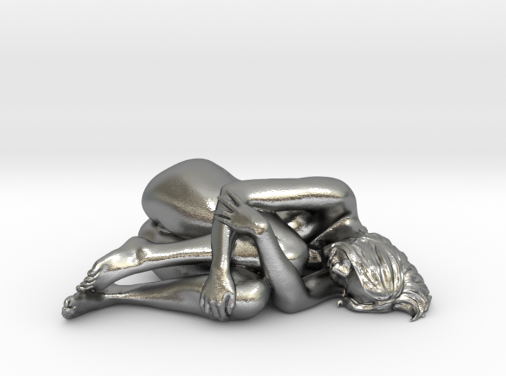 Delicate Eve lying nude - Scale 1/10 3d printed