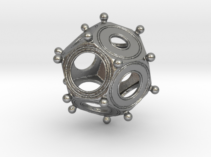 Roman Dodecahedron Version 2 3d printed