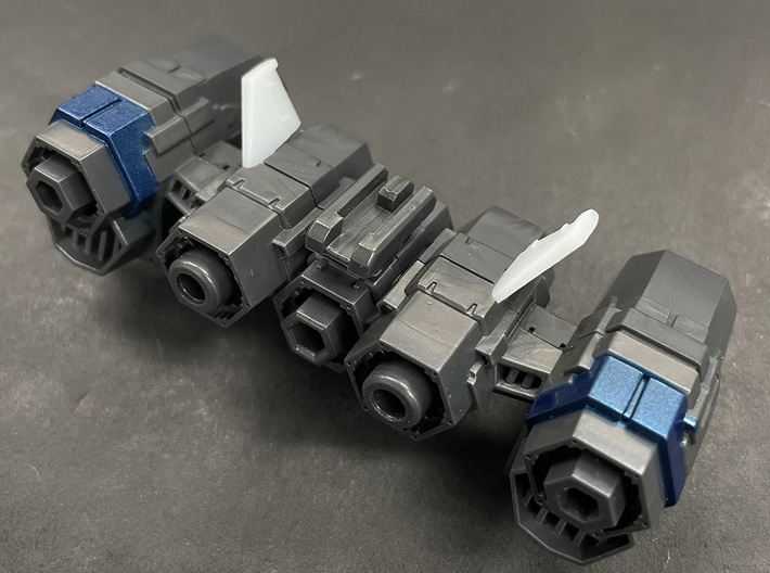 Diaclone parts: small fins 3d printed 