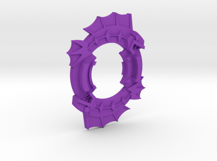 Frankie's fish beyblade attack ring 3d printed