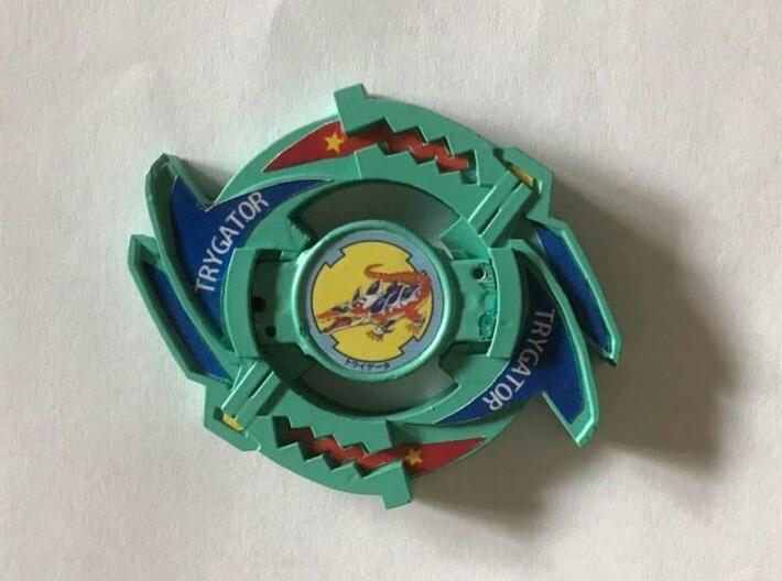 Beyblade Trygator-1 attack ring 3d printed 