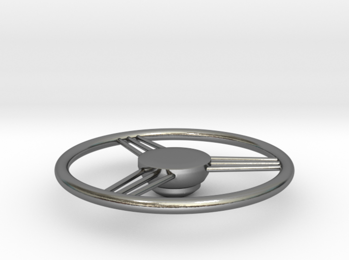 Spoked Wheel Equallateral 3d printed