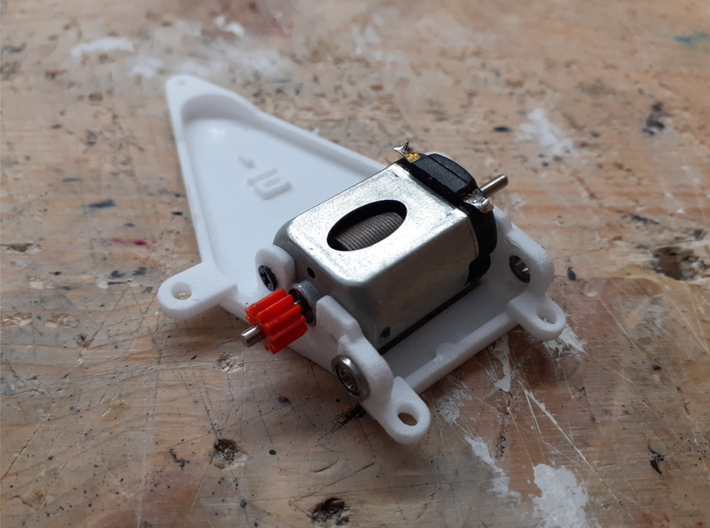 Motorpod for Thunderslot /  Offset +1,0mm 3d printed 