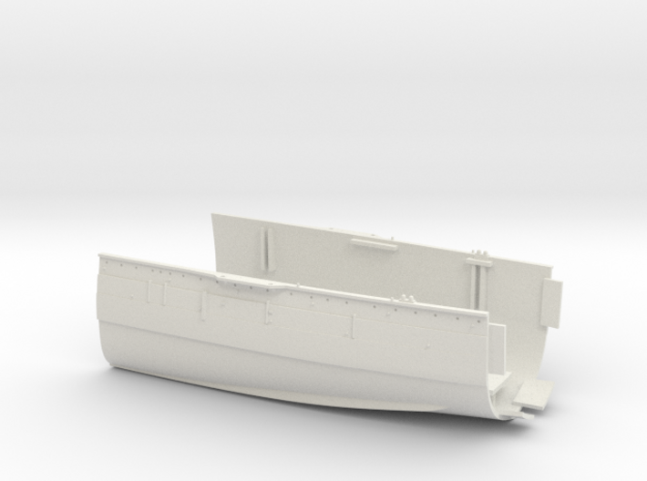 1/350 HMS Queen Mary Midships Front 3d printed