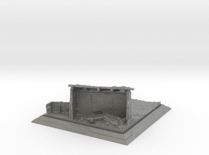 1/144 Diorama Base &quot;Farm Ruin&quot; 3d printed
