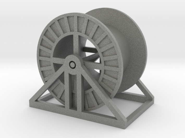 1:50 Cable Reel Empty w stand 3d printed