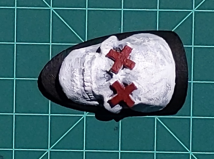 Surly Skull Head Tube Badge 37.5mm 3d printed 