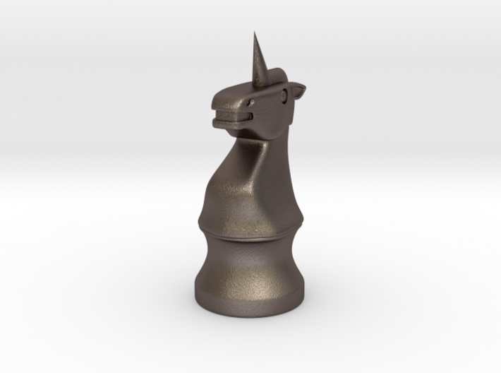 Unicorn Knight Chess Piece 3d printed