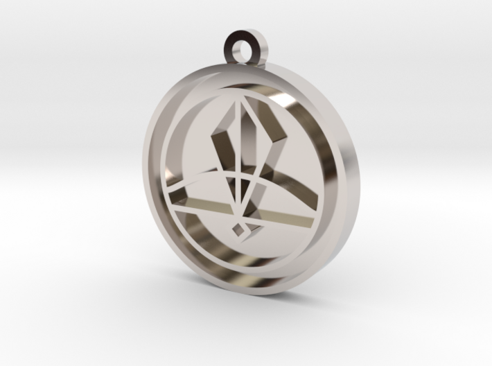 Owl House Ice Glyph Pendant 3d printed One of the highest quality materials in the world, and great for jewelry that lasts a lifetime. Perfect for everyday wear and able to be cleaned and polished again and again, back to its original perfect shine, or even refinished for a new look.