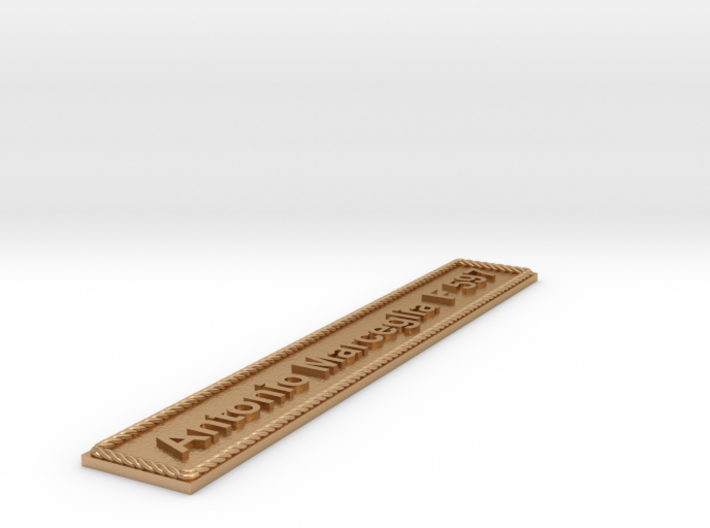 Nameplate Antonio Marceglia F 597 3d printed