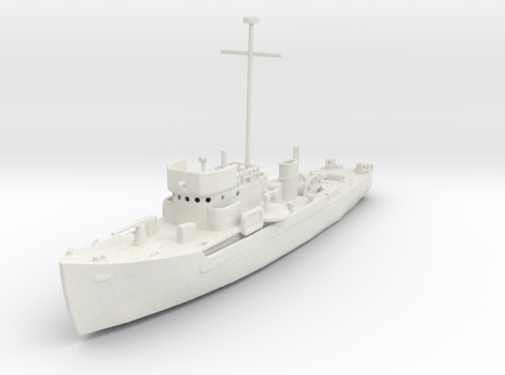 1/400 Scale YMS 1-134 Class Minesweeper 3d printed